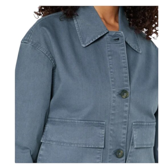 NEW Gap Women's Relaxed Fit Jacket | Blue - Picture 5 of 7